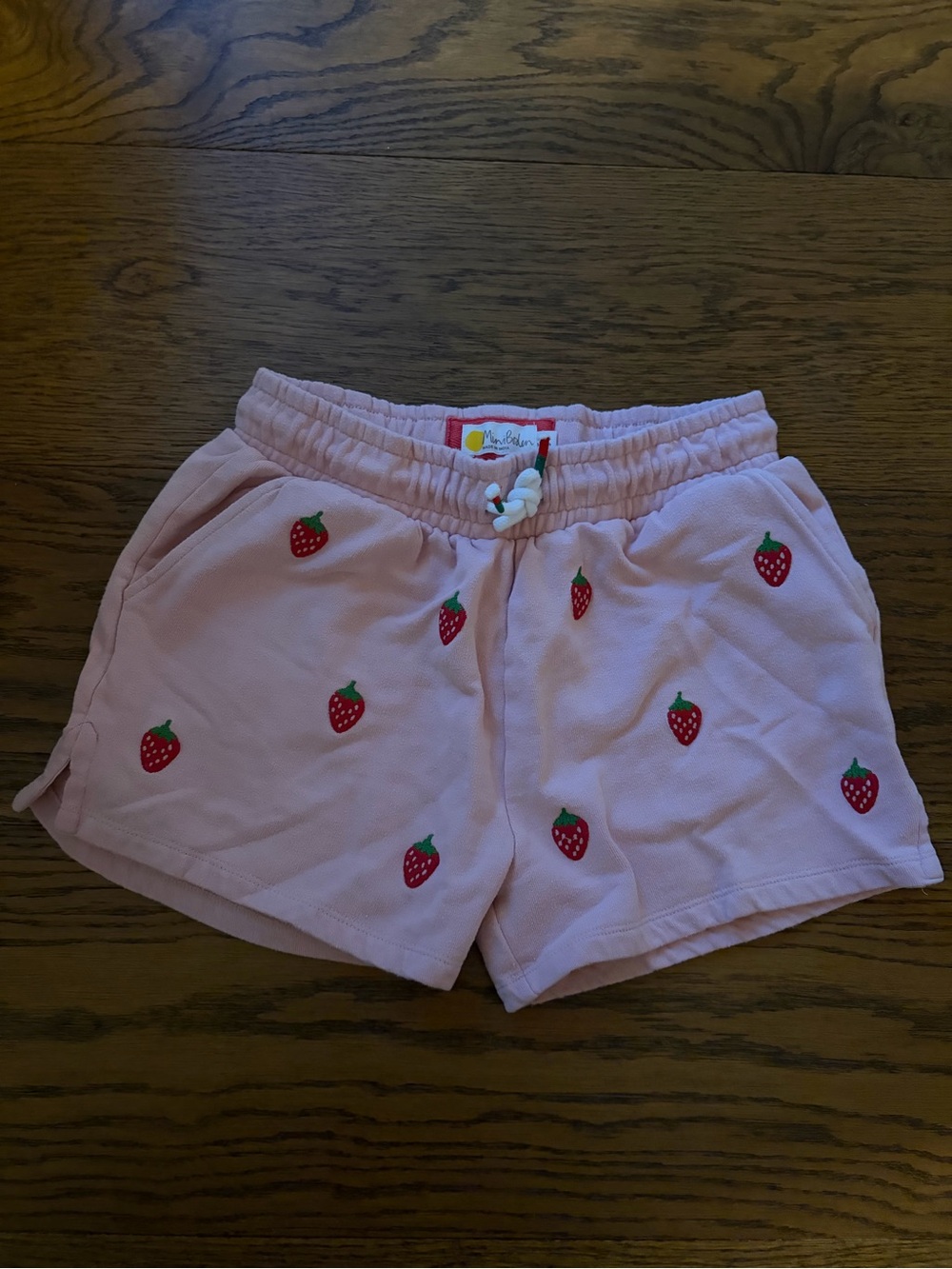 Mini Boden Strawberry Shorts